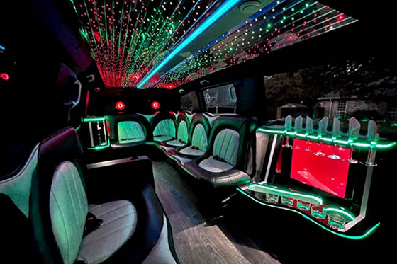 limo services with modern interiors