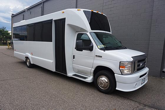 28-passenger party bus rental